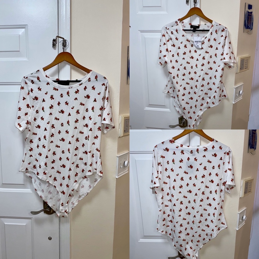 Forever 21 plus size one piece floral top